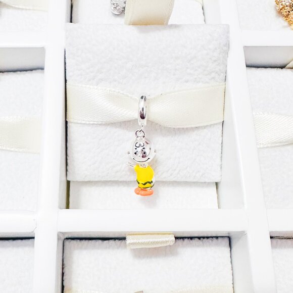 925 Sterling Silver Charlie Brown Peanuts Charm Fits Pandora Charm Bracelets - Picture 1 of 8